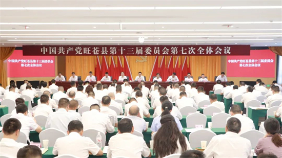 中国共产党旺苍县第十三届委员会第七次全体会议决议